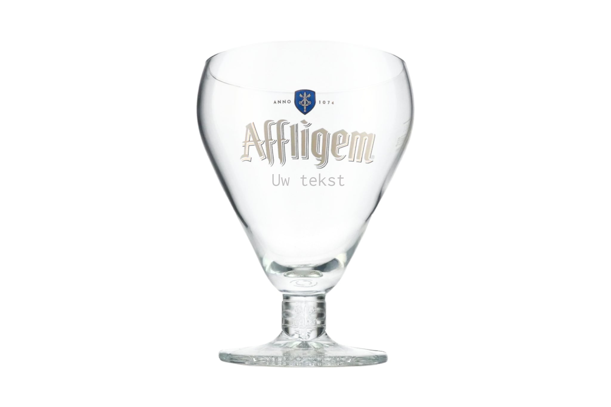 Gepersonaliseerd Affligem glas, gravure met naam