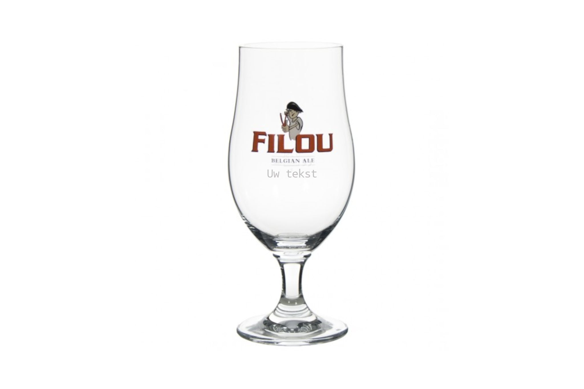 Gepersonaliseerd Filou bierglas met naam gravure