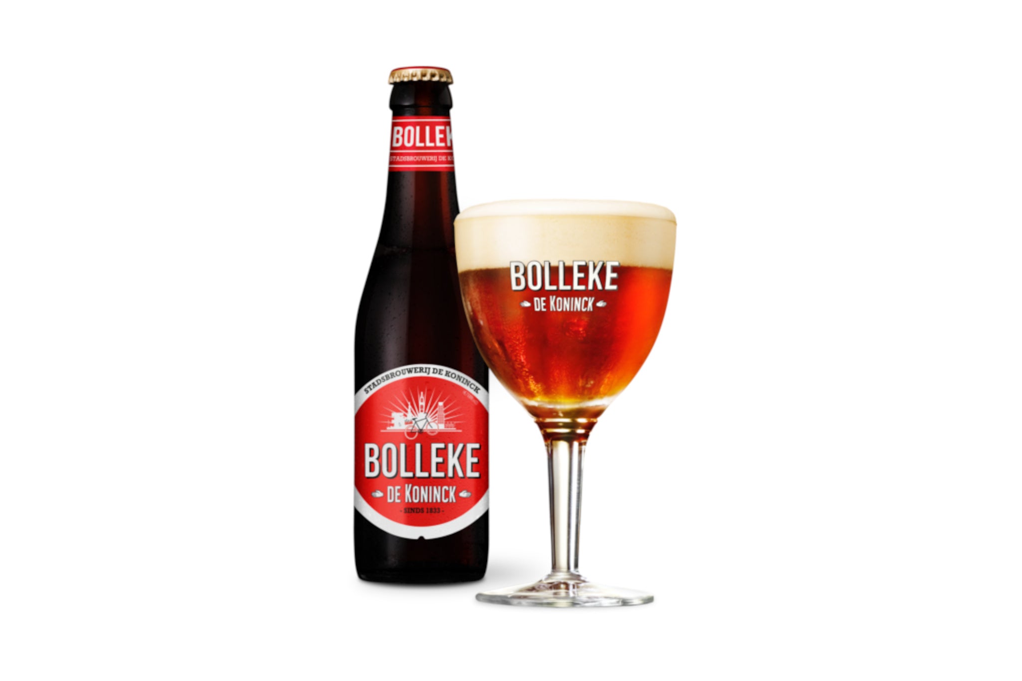 Gepersonaliseerd Bollekes glas, Bolletje De Koninck, gravure met naam