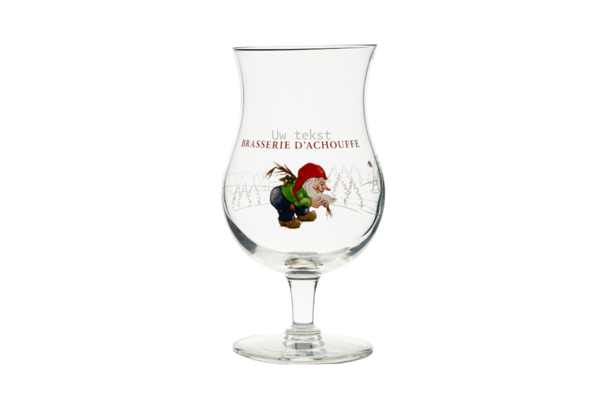 Gepersonaliseerd La Chouffe glas met gravure