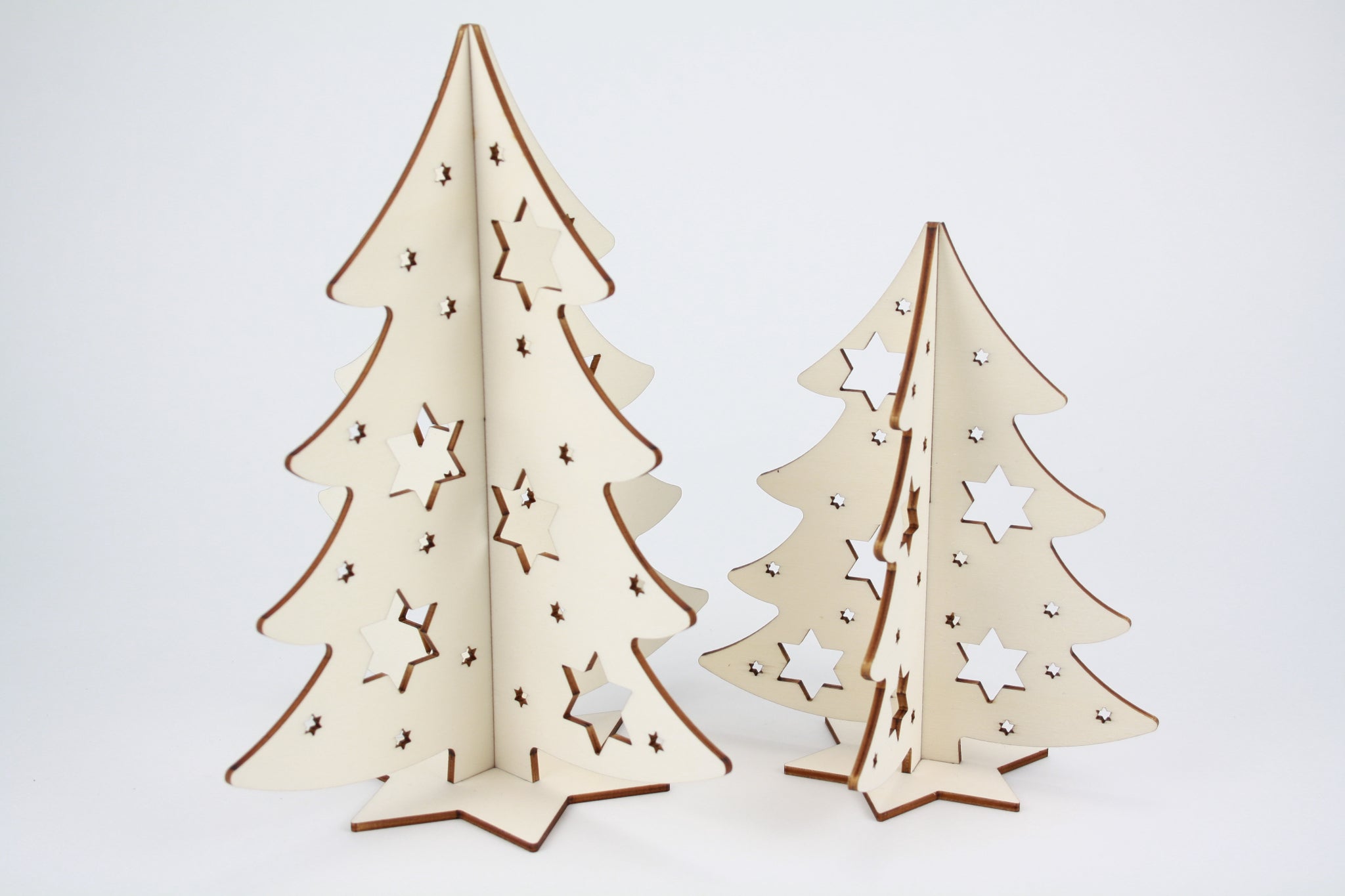 3D puzzel | 2 kerstbomen | Standaard design